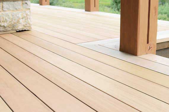 Cedar lumber for deck